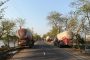 মোংলা পৌর ট্রাক টার্মিনাল বন্ধ : রাস্তার দু’পাশে শত শত ট্রাকের জট