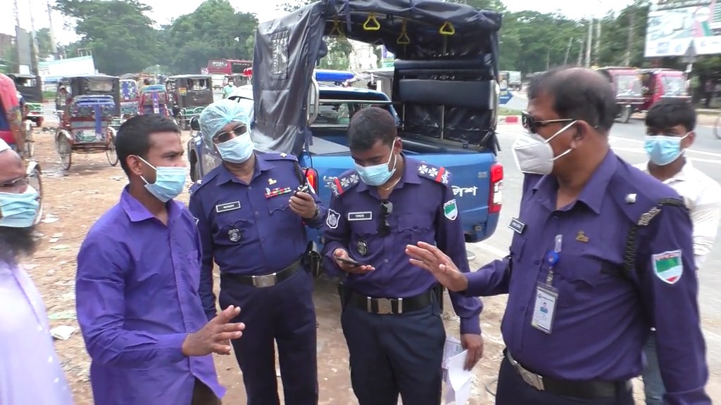 Jhenaidah Police Chekpost photo 12-08-20 (1)