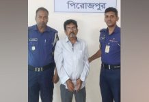 পিরোজপুরে পিস্তল ও গুলিসহ আটক ১