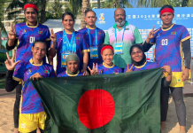 ১৪ বছর পর এশিয়ান বিচ গেমসে ব্রোঞ্জ জিতে ইতিহাস নারী কাবাডি দলের