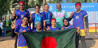 ১৪ বছর পর এশিয়ান বিচ গেমসে ব্রোঞ্জ জিতে ইতিহাস নারী কাবাডি দলের
