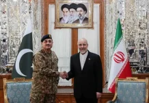 পাকিস্তানের সেনাপ্রধানের সঙ্গে ইরানি স্পিকারের বৈঠক