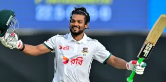 ইনজুরিতে টেস্ট অধিনায়ক নাজমুল হোসেন শান্ত