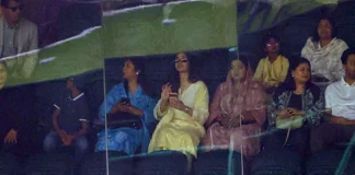 বাংলাদেশের খেলা দেখতে গ্যালারিতে জাইমা রহমান