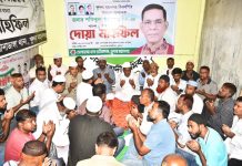 মহানগর বিএনপির সা.সম্পাদক তুহিনের পরিপূর্ণ সুস্থতা কামনায় দোয়া মাহফিল