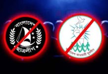 নিষিদ্ধ ছাত্রলীগ-যুবলীগকে সংঘবদ্ধ করার নীলনকশা