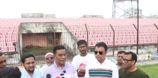 ২০২৮ অনূর্ধ্ব-১৯ বিশ্বকাপ: খুলনায় প্রস্তুতি ক্যাম্প স্টেডিয়াম পরিদর্শনে বিসিবি পরিচালক শফিকুল আলম তুহিন