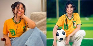 প্রিয় দলের জার্সিতে পড়শী, জানালেন শুভকামনা