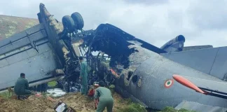 আসামে ভারতীয় বিমানবাহিনীর উড়োজাহাজ বিধ্বস্ত, ৫ সেনা নিহত