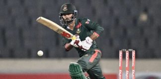 তাওহিদের লড়াইয়ে শতরান ছাড়ানো পুঁজি পেল বাংলাদেশ