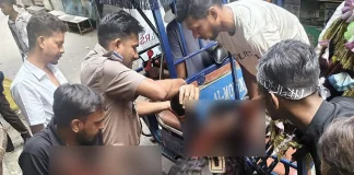 তাজিয়া মিছিলে অংশ নেওয়া যুবককে ধাওয়া দিয়ে কুপিয়ে হত্যা