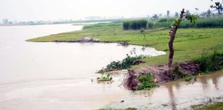 বিপৎসীমার ওপরে তিস্তার পানি, নিম্নাঞ্চল প্লাবিত-বাঁধ ভাঙনের শঙ্কা