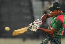 শেষ ওভারে সাইফউদ্দিনের চার ছক্কা, বাংলাদেশের সংগ্রহ ১৮৬