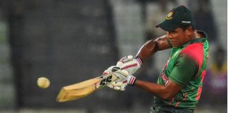 শেষ ওভারে সাইফউদ্দিনের চার ছক্কা, বাংলাদেশের সংগ্রহ ১৮৬