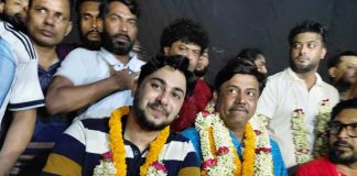 শিল্পী সমিতির সভাপতি শিবা সানু, সম্পাদক জয় চৌধুরী