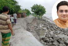ইছামতির বেড়িবাঁধে অবৈধ পাইপ, বাড়ছে বিপদ