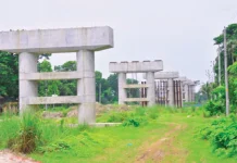 ভৈরব সেতু: পাঁচ বছরে শুধু ১৭টি পিলার নির্মাণ