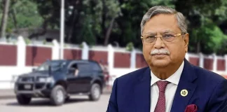 রাজধানীর ৩০০ ফিটে ঘুরতে গেলেন সাহাবুদ্দিন