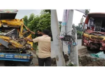 মনিরামপুরে ট্রাকে পিকআপের ধাক্কা: খুলনার শামীম নিহত, অপমৃত্যু মামলা দায়ের