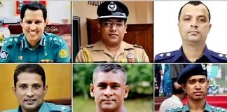 চাকরি গেল বিপ্লব, সুদীপ, ইকবাল, রুহানীসহ ছয় পুলিশ কর্মকর্তার