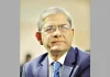 বঙ্গভবনের পথে ফখরুল