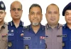 অতিরিক্ত আইজি হলেন পাঁচজন