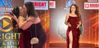 রেড কার্পেটে নারী ভক্তের আচরণে হতবাক অভিনেত্রী