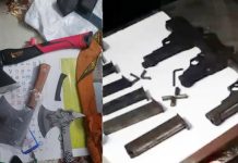 খুলনার দারোগাপাড়ায় অস্ত্রের ভাণ্ডার: ৩টি বিদেশি পিস্তল ও গুলিসহ একই পরিবারের ৩ জন পুলিশ হেফাজতে