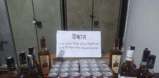 খুলনায় বিপুল পরিমাণ বিদেশী মদ ও বিয়ারসহ আন্তঃজেলা মাদক কারবারি গ্রেফতার