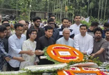 কাজী নজরুল অন্যায়ের বিরুদ্ধে প্রতিবাদী শক্তির উৎস ও অনুপ্রেরণা : রিজভী