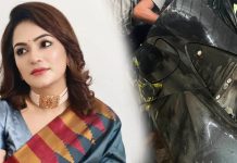 সড়ক দুর্ঘটনায় আহত মৌসুমী মৌ, অল্পের জন্য প্রাণে বাঁচলেন