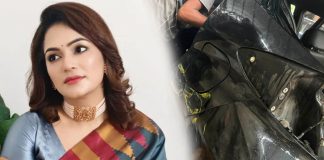 সড়ক দুর্ঘটনায় আহত মৌসুমী মৌ, অল্পের জন্য প্রাণে বাঁচলেন