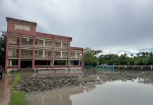 রাতের আঁধারে স্কুলমাঠে খাল তৈরির অভিযোগ
