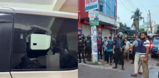 আমির হামজার গাড়িতে হামলার অভিযোগ