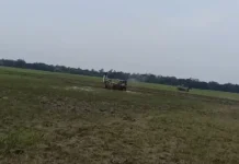 ট্রাক্টর দিয়ে ফুটবল মাঠ চাষ, বাধা দিতে গিয়ে আহত ১৩