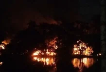 শিশুর গলা কাটা মরদেহ উদ্ধার, সন্দেহের জেরে বাড়িতে আগুন