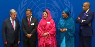 জাতিসংঘ মহাসচিবের প্রাতরাশে অংশ নিলেন প্রধানমন্ত্রী