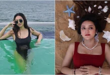 সাঁতার পোশাকে নজর কাড়লেন পারশা