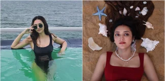 সাঁতার পোশাকে নজর কাড়লেন পারশা