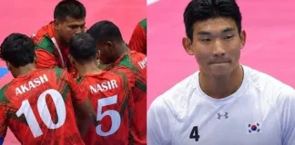 কোরিয়াকে হারিয়ে এশিয়ান গেমসে শুভসূচনা বাংলাদেশের