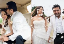 ২০ বছর পর ফের বিয়ের শপথ নিলেন সুরিয়া-জ্যোতিকা