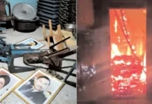 কুষ্টিয়ায় বিএনপি অফিসে হামলা, আ. লীগ নেতার গোডাউনে আগুন