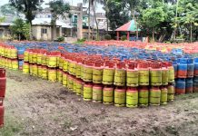 চিতলমারীতে ২১ লাখ ৮১ হাজার টাকার গ্যাস সিলিন্ডার জব্দ