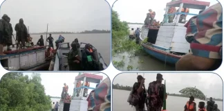 প্রবল বৃষ্টির সুযোগে নদীপথে বিএসএফের পুশইন চেষ্টা, ঠেকাল বিজিবি