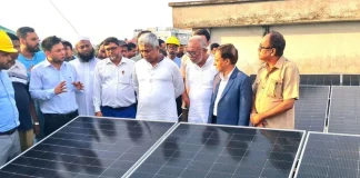 সরকার সোলার প্যানেল থেকে ১০ হাজার মেগাওয়াট বিদ্যুৎ উৎপাদন করতে চায়: প্রতিমন্ত্রী