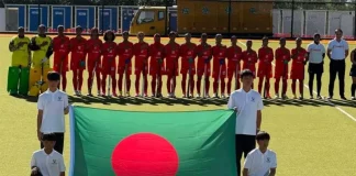 উইমেন’স জুনিয়র এশিয়ান কাপে: হংকং চায়নাকে উড়িয়ে অপরাজিত বাংলাদেশ