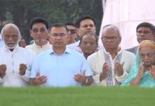 বিএনপির প্রতিষ্ঠাবার্ষিকীতে জিয়াউর রহমান ও খালেদা জিয়ার কবর জিয়ারত করলেন প্রধানমন্ত্রী