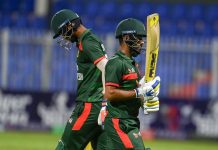 সাইফের পর মিরাজও আউট, ইমনের ফিফটিতে এগোচ্ছে বাংলাদেশ : ত্রিদেশীয় সিরিজ
