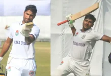 জাতীয় ক্রিকেট লিগে একই দিনে দুই ওপেনারের ডাবল সেঞ্চুরি