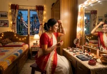 পূজায় সাজ দীর্ঘক্ষণ ঠিক রাখার মেকআপ টিপস